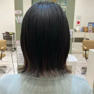 ミディアム 肥後 有紗のヘアスタイル