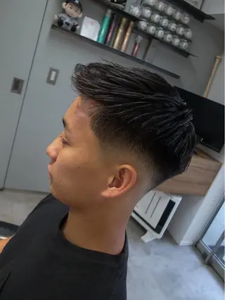 ショート パーマ メンズ INTRO SHIBUYA by Fi-Ne所属・💈メンズフェード 特化DAIYA💈のヘアスタイル