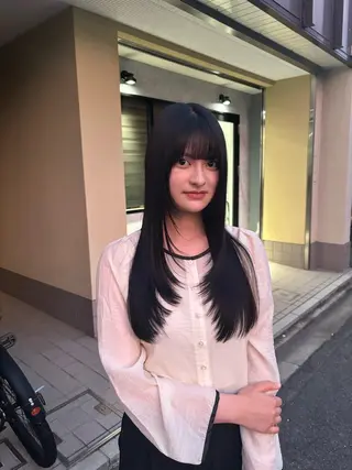 ロング darts所属・マツダ レンのヘアスタイル