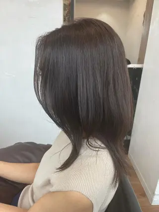 ミディアム ウルフカット/ボブ りなのヘアスタイル