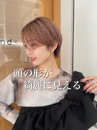 ショート ショート🩵 なりたみゆうのヘアスタイル