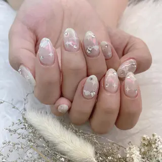 ネイル 🦋ネイルサロン ブラン🌈ゆりのネイルデザイン