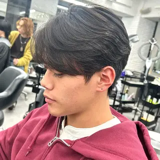 パーマ メンズ 韓国ヘア🇰🇷 メンズパーマ/つかさのヘアスタイル