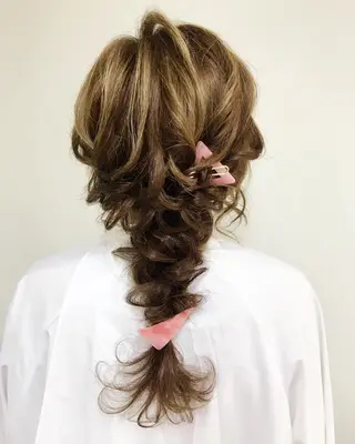 ロング カラー パーマ ヘアアレンジ ネイル マツエク・マツパ backstage.AZ所属・吉川 宙翔のヘアスタイル