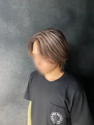 カラー メンズ limitみづき🌙 ブリーチカラーのヘアスタイル