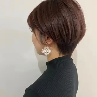 ショート カラー お洒落パーマ/ 艶カラー/michiのヘアスタイル