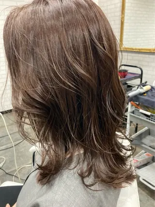 ミディアム The Apartment of Solon Citta 船橋609所属・髪質改善/縮毛矯正/ 美髪/個室/ハラのヘアスタイル