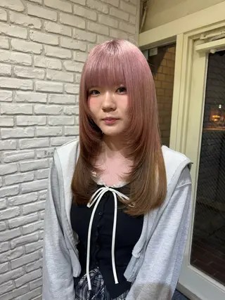 ロング カラー 阿部  ことみ /メンズカットモデルのヘアスタイル