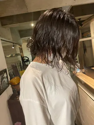 ミディアム パーマ まつ毛パーマ🐏 NANAMIのマツエク・マツパデザイン