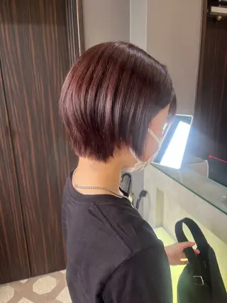 カラー ユイ☆ハイトーン ☆ブリーチデザインのヘアスタイル