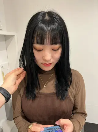 セミロング カラー Yui ／ VISEOのヘアスタイル