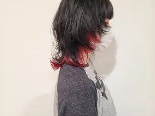 ミディアム カラー パ ルのヘアスタイル