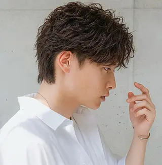 パーマ メンズ 韓国/メンズ特化 ‪✂︎‬ ユージのヘアスタイル