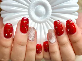 ショート カラー ネイル ネイルサロン リリーブランシュ所属・森 瑞紀のネイルデザイン