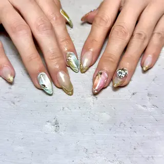 ネイル nail&eyelash mate所属・京都/東向日/桂 ayumiのネイルデザイン