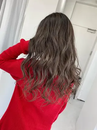 ロング カラー パーマ ヘアアレンジ キッズ ネイル マツエク・マツパ hair  mode RITZ所属・★ 里奈★のヘアスタイル