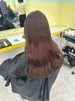 セミロング カラー 🪞ハイトーン🪞 🤍waka🤍のヘアスタイル