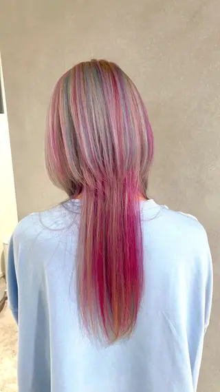 セミロング 山田 守のヘアスタイル