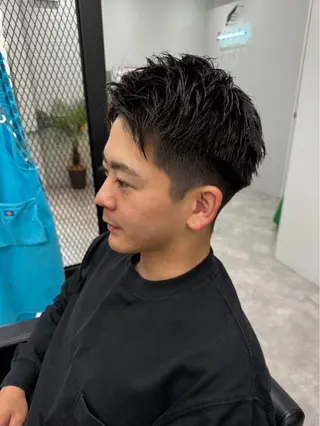 ショート メンズ ⭐️メンズカラー⭐️ No1二田健吾‼️のヘアスタイル