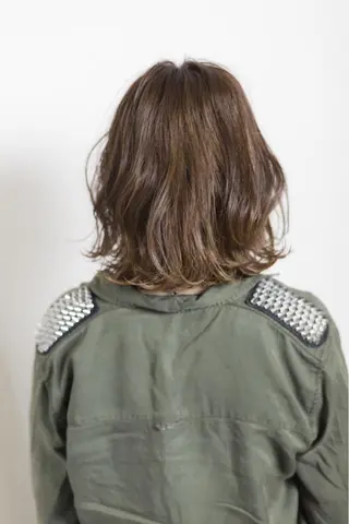 ミディアム カラー otto滑川市 yukaのヘアスタイル