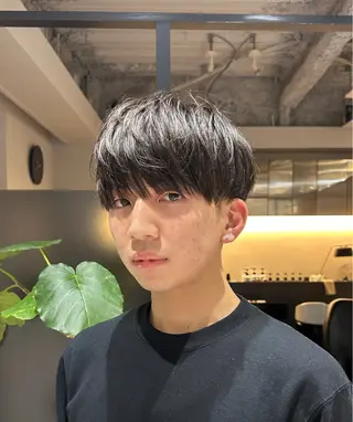 ショート メンズパーマ/メンズ カット/伊藤　げんのヘアスタイル