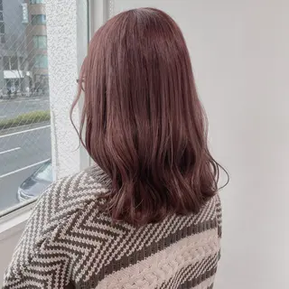 ロング カラー 韓国レイヤー🕊️ 柔らかベージュ🧸のヘアスタイル