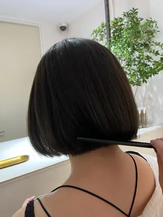 ショート カラー ボブ美容師 /馬場 翼のヘアスタイル