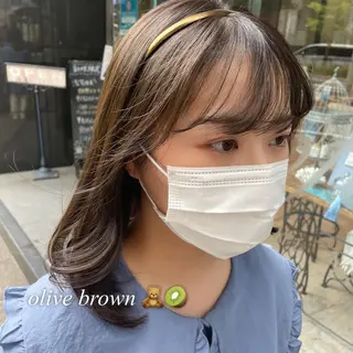 ã«ã©ãŒ ð¢ðð®ðªð girly hairã®ãã¢ã¹ã¿ã€ã«