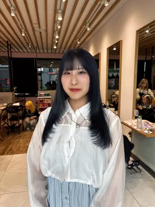 ロング ️🩵RINKA/ ハイトーンカラー🩵のヘアスタイル