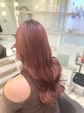 カラー 縮毛矯正/艶髪/ チホリのヘアスタイル