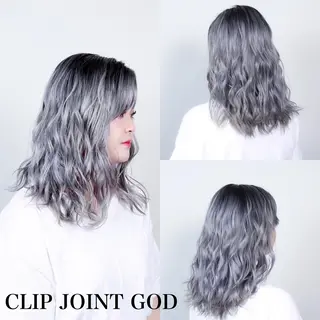 ミディアム カラー 今泉 周のヘアスタイル