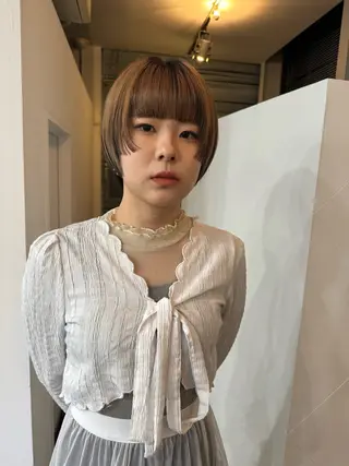 ショート 🌻名古屋🌻 🫧ハイトーン🫧のヘアスタイル