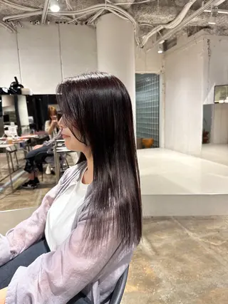 ロング カラー 髪質改善/似合わせ colorのヘアスタイル