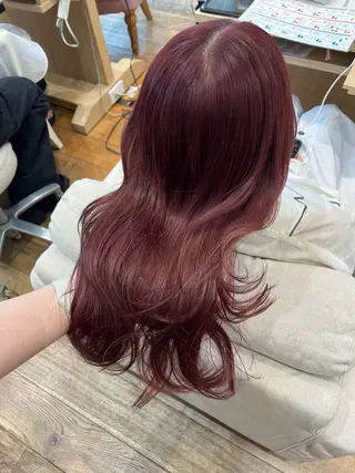ロング カラー つじしおり／ ショートヘア募集のヘアスタイル