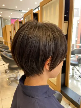 ショート ショート白髪染め無料 ／河瀬謙介のヘアスタイル