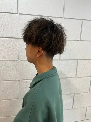 パーマ メンズ 小沼采唯👧🏼 海好きオヌちゃんのヘアスタイル