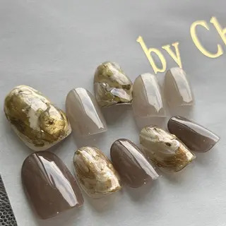 ネイル Ray. ちゅるん系ニュアンスのネイルデザイン