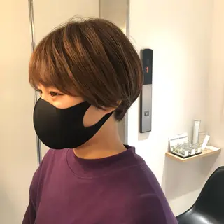 ショート 【ショート、艶髪】 新海龍哉のヘアスタイル