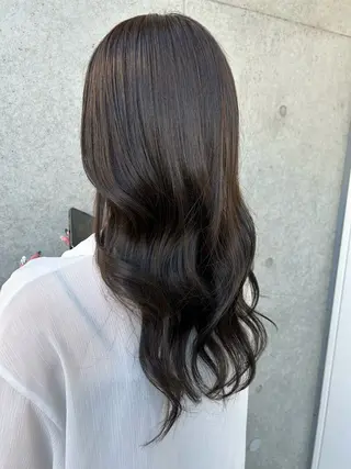 ミディアム カラー 【ボブ/縮毛矯正 /髪質改善】motoのヘアスタイル