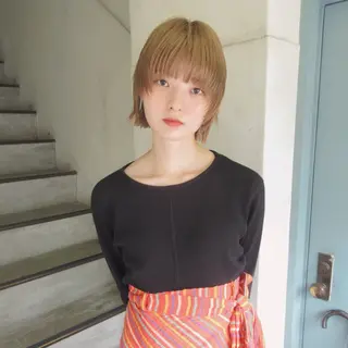 ショート カラー スギヤマ ショウゴのヘアスタイル