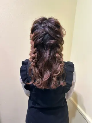 ヘアアレンジ 一條 乃亜のヘアスタイル