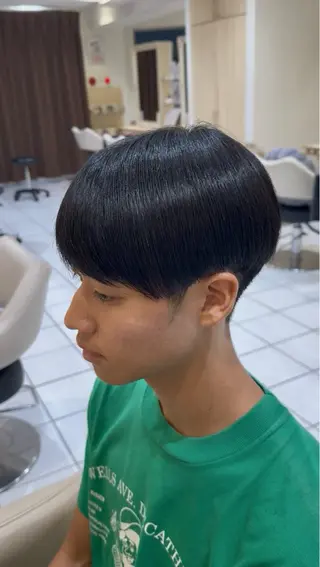 ショート パーマ メンズ 曲がる縮毛矯正ドクタ ー✂️MASAYAのヘアスタイル