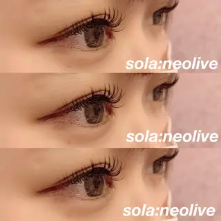 マツエク・マツパ sola: neolive山崎のマツエク・マツパデザイン