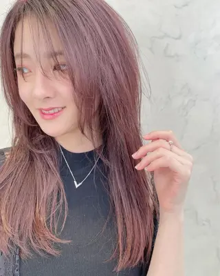 ロング チダアキフミ Ash大森のヘアスタイル