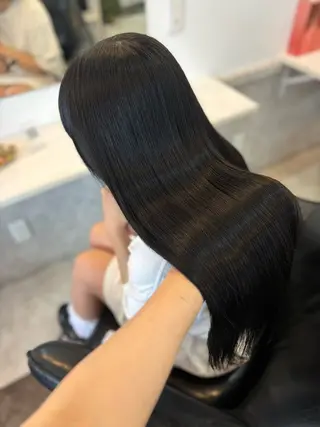 ロング カラー 😈せいと😈 ハイトーン/縮毛矯正のヘアスタイル