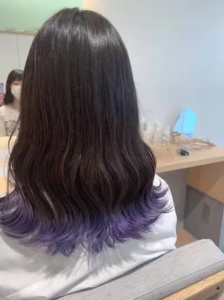 カラー 村松 萌のヘアスタイル