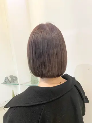 ショート カラー 髪質改善カラー🤍 エクステ✨君島由実子のヘアスタイル