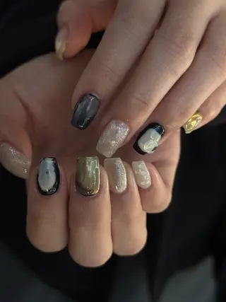 ネイル GRANDE大須 Cecil💜のネイルデザイン