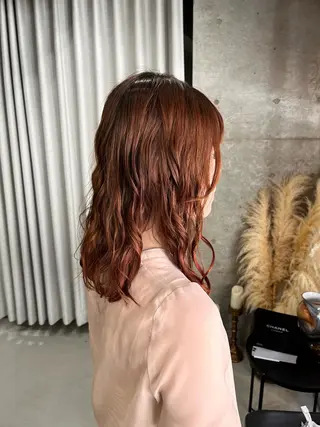 セミロング パーマ ロングパーマ木村 ボブパーマのヘアスタイル