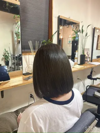 ミディアム カラー cherir所属・藤井 美陽のヘアスタイル